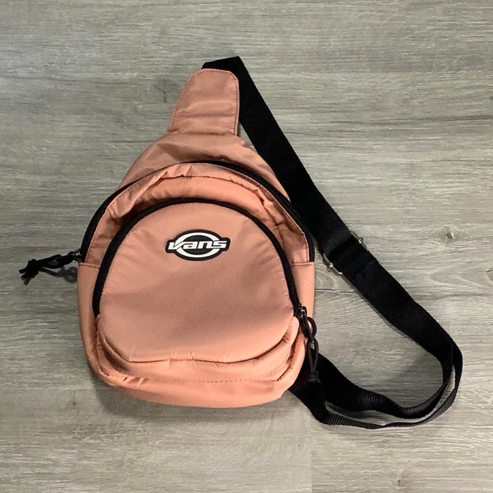 Vans pink & black sling bag